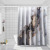 Amazon 3D Digital Printing Shower Curtain Thickened Waterproof Bathroom Curtain Marble Series Bathroom Shower Curtain