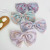 Elegant Floral Bowknot Hair Clips Hair Accessories Student Back Head Head Clip Spring Clip Cute Girl Hair Accessories E252