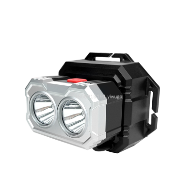 8602 Strong Light Long Shot Bright Led Small Headlight Outdoor Lighting Adventure Night Fishing Battery Headlight