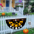 Halloween Fan Flag Halloween Ghost Party Decoration 45 * 90cm Flat 1.5 * 3ft Semicircle Flag Skirt Flag