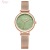 Jinmiou Mesh Strap Watch Simple Rose Gold Printed Dial Women's Korean Ins Style Fashion Watch K6399s