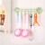 Lock Type Strong Suction Cup 6 Linked Kitchen Toilet Bathroom Wall-Mounted Row Hook Nail-Free Traceless Multi-Use Hanging