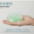 Crystal Transparent Shampoo Brush Head Massage Shampoo Massage Brush Bath Brush Silicone Shampoo Massage Comb Shampoo Comb