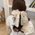 Summer Floral Bowknot Headband Girls Sweet Rubber Band for Bun Haircut Hair Rope High Sense Ponytail Hair Ring Headdress