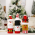 Christmas Decoration Knitted Flannel Cartoon Bottle Cover Creative Cartoon Old Man Bottle Cover Elk Wine Bottle Bag