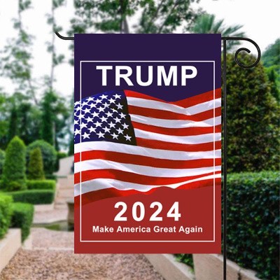 Trump Outdoor Flag Trump 2024trump Garden Banner 30 * 45cm Digital 2024 Flag American Flag