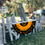 Halloween Fan Flag Halloween Ghost Party Decoration 45 * 90cm Flat 1.5 * 3ft Semicircle Flag Skirt Flag