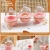 Ceramic Seasoning Jar 3-Piece Set 4-Piece Set with Glass Lid