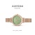 Jinmiou Mesh Strap Watch Simple Rose Gold Printed Dial Women's Korean Ins Style Fashion Watch K6399s