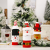 Christmas Decoration Knitted Flannel Cartoon Bottle Cover Creative Cartoon Old Man Bottle Cover Elk Wine Bottle Bag