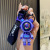 New Creative Epoxy Three-Dimensional Lightning Bear Keychain Car Key Chain Bag Doll Pendant Gift Wholesale