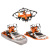 Remote Control Aircraft Electric Toy Rechargeable Flying Toy Water, Land and Air Three-in-One Remote-Control Ship Boy Toy