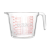 Glass Measuring Cup with Scale High Temperature Resistant Household Food Grade Kitchen Baking Egg Beating Cup