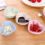 Japanese Style Wheat Straw Love Seasoning Dish Creative Vinegar Dish Soy Sauce Dish Moisture-Proof Kitchen Seasoning Dish Plastic Small Bowl