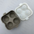 Danny Home Silicone 4-Piece Spherical Brown Ice Tray Cross-Border Creative Whiskey round Ice Ball Ice Maker Ice Box