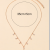 Boutique Copper Plated Gold Inlaid 5A Zircon Simple Fashion High Quality Necklace A005