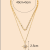 Boutique Copper Plated Gold Inlaid 5A Zircon Simple Fashion High Quality Necklace A004