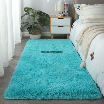 Filament Wool Carpet Living Room Bedroom End Table Bedside Mats Plush Foot Mat Balcony Fully Covered Tatami Mat