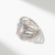 Boutique Copper Plated Real Gold Inlaid 5A Zircon Fashion High Quality Ring A001