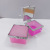 Frosted Translucent Square Storage Box Wholesale Jewelry Ornament Mirror Desktop Finishing Small Plastic Box