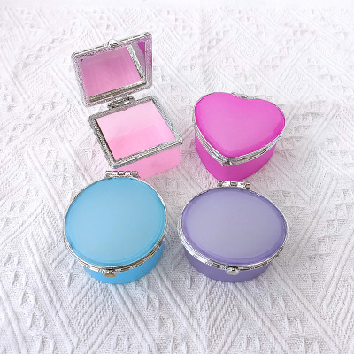 Creative Heart-Shaped Gift Box DIY Cream Brickearth Jewelry Box Princess Cosmetic Case