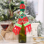 Christmas Decorations New Knitted Scarf Bottle Cover Gingerbread Man Snowflake Small Tree Scarf Hat Bottle Cap