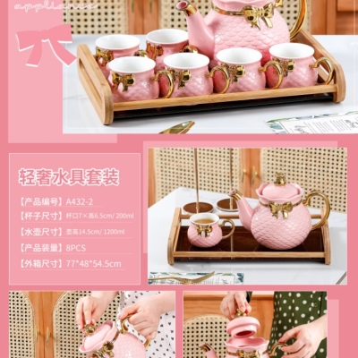 Ceramic Teapot Cup Set