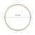 Bamboo Embroidery Hoop Screw-Free Embroidery Frames for Bamboo Embroidery DIY Handmade Bamboo Circle Embroidery Chapelet Auxiliary Tools Crafts