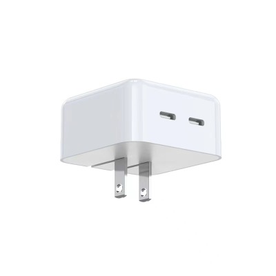 iPhone Charging Plug 35W Suitable for Apple 14 Double C Port Double PD US Standard 50W High Power Fast Charge Us Standard