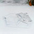 New Style White Transparent Ornament Dustproof Storage Box opposite Sex Small Box Nail Accessories Storage Box