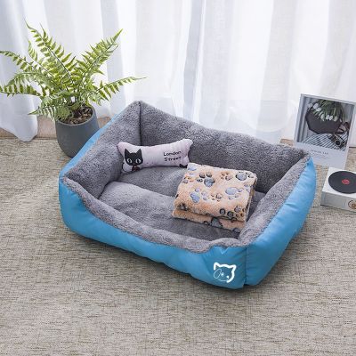 In Stock Wholesale Pet Kennel Candy-Colored Teddy Pet Bed Small and Medium-Sized Dogs Dog Bed Cat House Golden Retriever Dog House