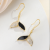 Boutique Copper Plated Gold Inlaid 5A Zircon High Quality Ear Hook Fashion Jersey