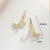 Boutique Copper Plated Gold Inlaid 5A Zircon High Quality Earrings Fashion Jersey