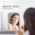 Makeup Mirror Women's Desktop Led Portable Folding Fill Mirror with Light Dormitory Desktop Internet Celebrity Portable