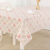 European Style Tablecloth Waterproof Oil-Proof Color Bronzing Tablecloth Household PVC Lace Tablecloth Wholesale