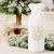 Christmas Decoration Supplies Snowflake Beads Wine Bottle Bag Creative White Bottle Cover Red Wine Bottle Dress up