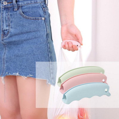 Silicone Anti-Slicing Labor-Saving Food Holder Plastic Bag Handle Shopping Bag Portable Convenient Plastic Bag Shopping Bag Handbag Sharp Tool