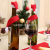 Christmas Creative Household Supplies Non-Woven Scarf + Hat Wine Bottle Decoration Christmas Wine Bottle Decoration