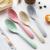 Factory Creative Wheat Straw Tableware Three-Piece Set Spoon Fork Chopsticks Children's Travel Portable Set Gift