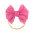High-End Lace Bow Hair Band Amazon Hot Selling Baby Soft Nylon Hair Band Baby Headwear
