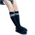 Student Calf Socks Two Bars Women's Long Socks Wholesale Women's Autumn and Winter High Knee-Length Pearl Cotton Socks Striped