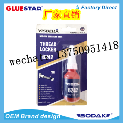 Visbella Threadlocker Anaerobic Adhesive Thread Locking Adhesives Locking Glue Anaerobic Adhesive Screw Glue