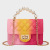 Foreign Trade Mini Women's Bag Wholesale 2022 Beach Bag PVC Chain Gel Bag Colored String Spray Gradient Pearl Tote
