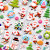 Santa Claus Stickers Children 3D Bubble Sticker Baby New Year Christmas Gift Decoration Stickers