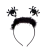 Halloween Headband Bat Hair Band Ghost Festival Party Atmosphere Decoration Spider Wool Tops Headband Stage