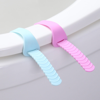 Silicone Lift Toilet Cover Lifter Toilet Seat Cover Cover Handle Open Toilet Lid Toilet Hygiene Handle Device