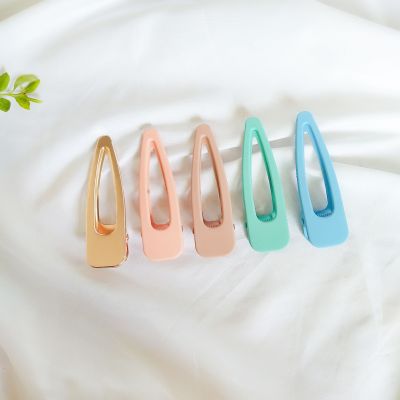 Simple Hair Clip Long Korean Hairpin Waterproof Stain-Resistant Drop-Resistant Hair Accessories Frosted Updo Hair Bath Headdress Female Hairpin