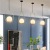 Nordic Modern Ceiling Light Fixture Metal Frame Pendant Light For Bar Restaurant Coffee 