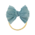 High-End Lace Bow Hair Band Amazon Hot Selling Baby Soft Nylon Hair Band Baby Headwear