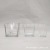Pressure Mechanism Square Hydroponic Transparent Glass Square Cylinder Vase Basin Candle Holder Cup Aromatherapy Wax Tank Tealight
